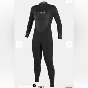 NWT O'Neill Women's Epic 3/2mm Back Zip Full Wetsuit Size 10T